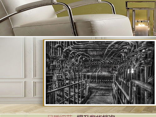 工業美學新演繹 歐美廢棄工廠復古裝飾畫與金屬材料的完美融合