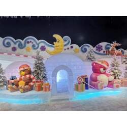 大型網紅互動打卡地冰雕展出租 冰雕展廠家